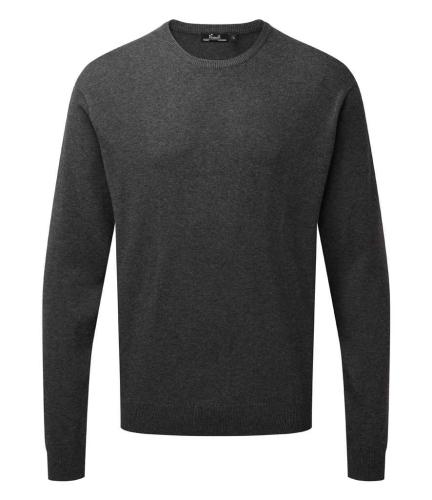 Premier Cotton Rich Crew Neck Sweater - CHA - XXS